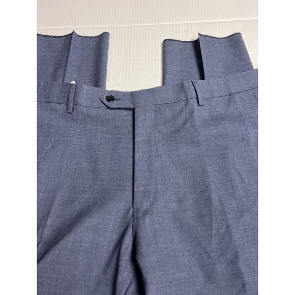 NEW Luigi Bianchi Mantova Sartoria Men’s Blue Nailhead...